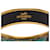 Black Hermès Wide Printed Enamel Bangle 65 Costume Bracelet  - view 4