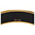 Black Hermès Wide Printed Enamel Bangle 65 Costume Bracelet  - view 5