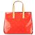 Rote Louis Vuitton Monogram Vernis Reade PM Handtasche