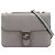 Borsa a tracolla Gucci Medium Dollar Calfskin Interlocking G grigia Grigio