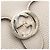 Borsa a tracolla Gucci Medium Dollar Calfskin Interlocking G grigia Grigio - vista 8