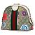 Borsa a tracolla Gucci Small GG Supreme Flora Ophidia Dome marrone - vista 2