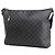 Bolso bandolera Louis Vuitton Damier Graphite Mick MM negro - vista 2