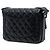 Borsa a tracolla Chanel Flap in pelle di vitello trapuntata nera Nero - vista 2