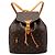Zaino Louis Vuitton Monogram Montsouris marrone