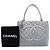 Tote Chanel Caviar Medallion Grigio - vista 8