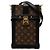 Borsa a tracolla marrone Louis Vuitton Monogram Pochette Trunk Verticale