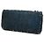 Clutch con paillettes Blue Chanel Coco Cuba con catena a tracolla - vista 2