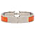 Orange Hermès Narrow Enamel Clic H Bracelet PM  - view 3