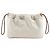 Pochette 20 in Toile e Barenia Fourbi bianco Hermès