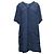 Chanel Tweed Kurzarmkleid Marine Größe FR 50 Blau