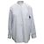 Céline Top de botones de algodón a rayas azul claro y blanco Celine Talla FR 40