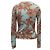 Vintage hellblauer und mehrfarbiger Blumarine Cardigan mit Blumenmuster Größe IT 44 - Ansicht 4