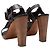Hermès Sandalias de plataforma en charol negro Hermes Talla 37 - vista 4