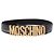Moschino Logo Gürtel Schwarz & Weiß Größe 38