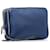 Clutch Prada Vitello Daino blu - vista 2