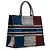 Book Tote Dior Large French Flag Blu - vista 2