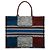 Book Tote Dior Large French Flag Blu - vista 3