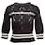 Valentino Garavani Schwarz-Weiß gestreifter Valentino Pullover Größe US S - Ansicht 2