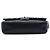 Borsa a tracolla Chanel Medium Classic Tweed e Caviar Double Flap nera Nero - vista 3