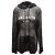 Top in mesh trasparente con cappuccio bianco e nero Balmain Taglia US M