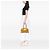 Tote Chanel Medium Crinkled Patent Luxe Ligne Gold D'oro - vista 5