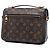 Borsa Louis Vuitton Monogram Pochette Metis marrone - vista 2