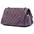 Borsa a tracolla Chanel Reissue 2.55 Double Flap in pelle di vitello invecchiata trapuntata viola 225 - vista 2