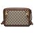 Borsa satchel Gucci GG Supreme Azalea Box marrone - vista 3