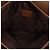 Borsa satchel Gucci GG Supreme Azalea Box marrone - vista 8