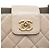 Tote Daily Walk em couro de vitelo glacê acolchoado bege Chanel - vista 5