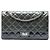 Borsa a tracolla Chanel Reissue 2.55 Double Flap 226 in vernice trapuntata verde