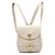 Chanel Caviar Triple CC Rucksack Weiß
