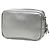 Bolsa de câmera Prada Mini Metallic Saffiano Lux prata - vista 2