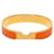 Pulsera Hermès Clic H en esmalte estrecho dorado PM  - vista 4