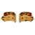 Blue Hermès Gold Plated Enamel Cloisonne Clip On Earrings  - view 2