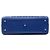 Borsa Lady Dior Large in agnello cannage blu - vista 3