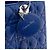 Borsa Lady Dior Large in agnello cannage blu - vista 5