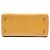 Borsa Lady Dior Medium Ombre Patent Cannage Giallo - vista 3