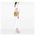 Borsa Lady Dior Medium Ombre Patent Cannage Giallo - vista 6