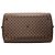 Borsa da viaggio Louis Vuitton Damier Ebene Ribera GM marrone - vista 3
