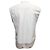 Top sin mangas blanco con volantes Chanel Talla FR 38 - vista 3