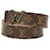 Cinturón reversible Louis Vuitton Monogram Initiales marrón Castaño