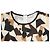 Ärmelloses Givenchy Kleid mit geometrischem Print in Braun & Multicolour Größe US M - Ansicht 6