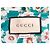 Gucci Blumenprint Pussy-Bow-Bluse in Blau & Multicolor Größe IT 42 - Ansicht 4