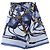 Sciarpa in seta Hermès Brides Rebelles 90 blu