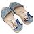 Sandali con zeppa espadrilles Gucci GG in denim Medium Wash & Cream Taglia 38.5 Blu - vista 3