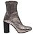 Silberne Isabel Marant Gestreifte Metallic Sock Boots Größe 36