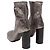Silberne Isabel Marant Gestreifte Metallic Sock Boots Größe 36 - Ansicht 4