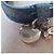 Bracciale in pelle con charm Skull Alexander McQueen Nero D'oro - vista 5